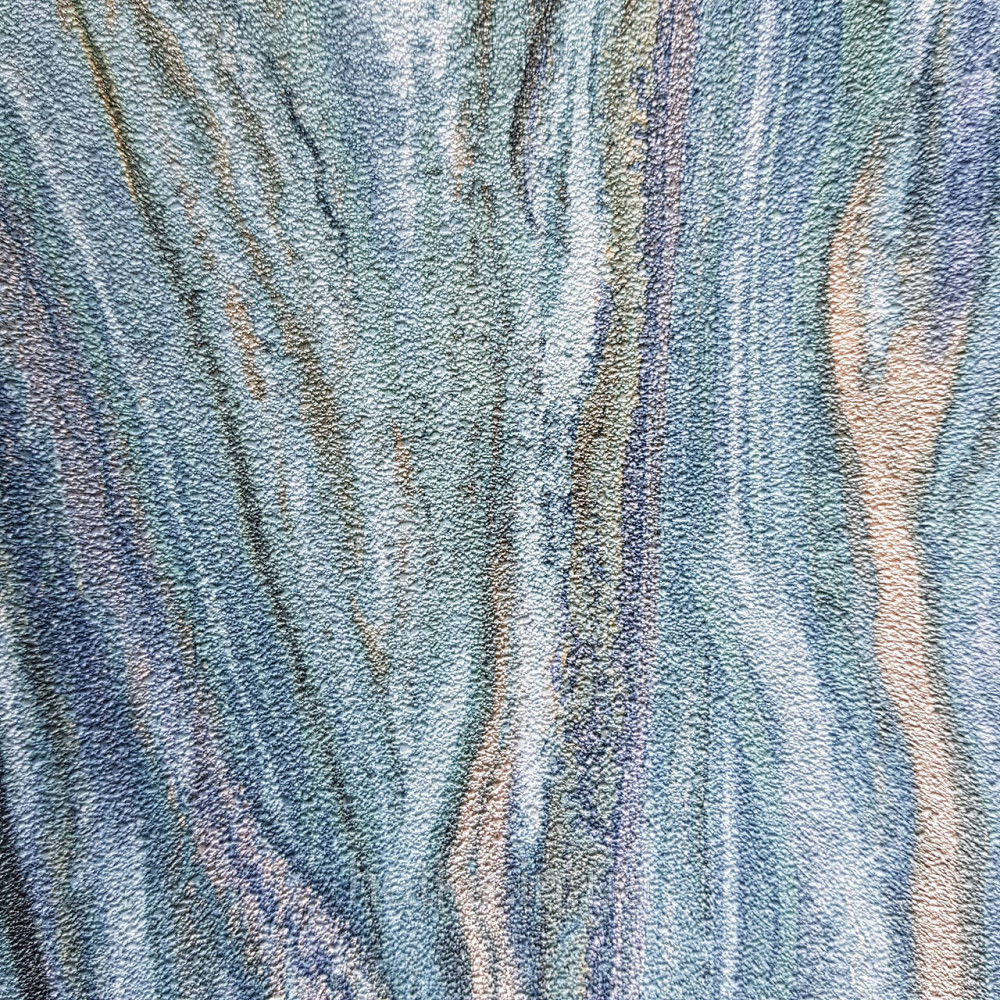 Шпалери метрові вінілові на флізелін дизайнерські Erismann Elle абстракція зріз каменю бірюзовий з золотом Київ - фото 2