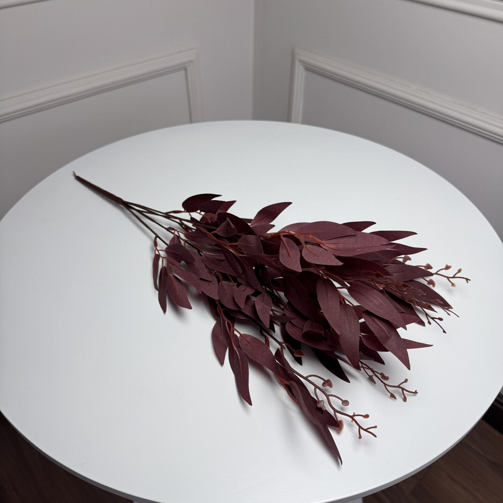 Рускус букет штучний, В-55 см 5шт/уп. Колір: бордовий HZ-81 Івано-Франківськ - фото 1