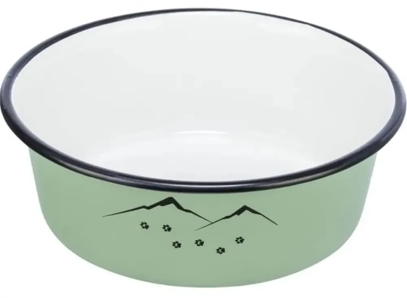 Миска для собак Trixie эмалированная 1,9 л 21 см зеленый Винница - изображение 1