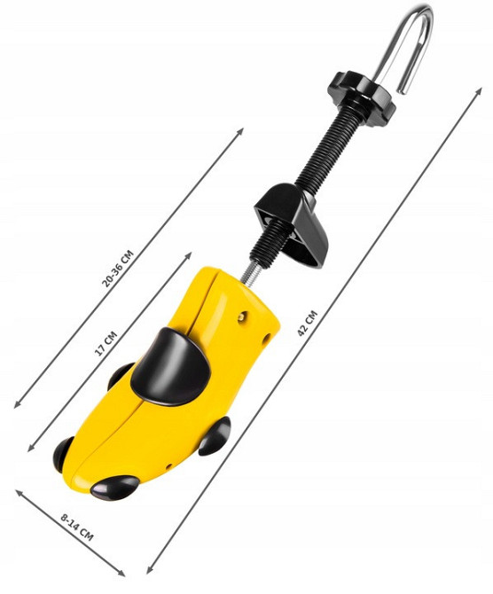 Колодки для розтягування взуття пара 39-43 розмір Malatec "S" (16317) Пластик Нововолинськ - фото 9