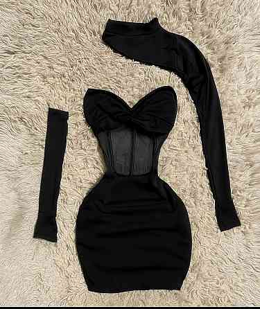 Жіноча стильна приваблива міні-сукня мікродайвинг +сітка Одеса