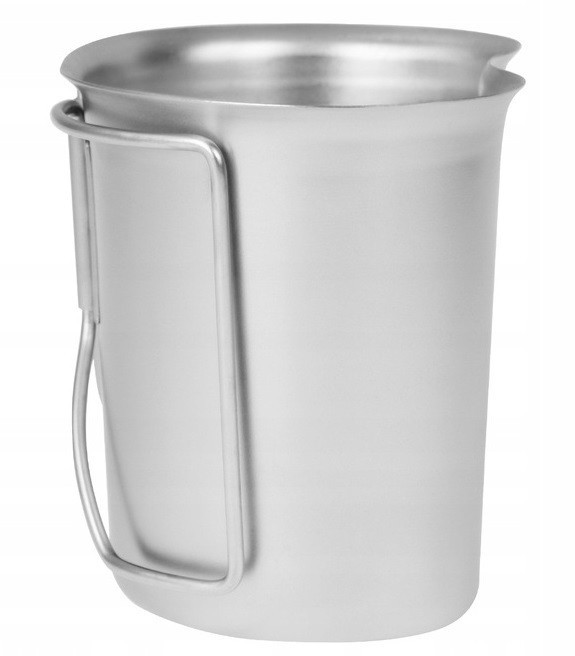 Універсальна Велика Кружка з ручками 750 мл Mil-Tec від Sturm (14607000) Алюміній Нововолинськ - фото 6