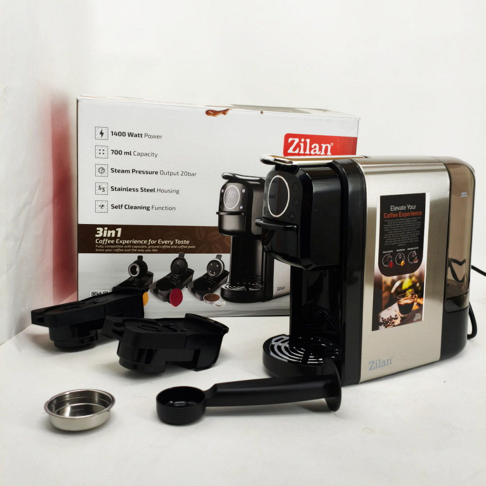 Кофемашина капсульная Zilan ZLN2846 20 Bar 700мл 1400Вт сенсорная ZE-22 Львов - изображение 11