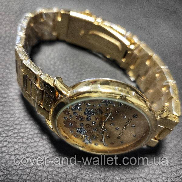 Cтильные женские наручные часы золотистого цвета Киев - изображение 4