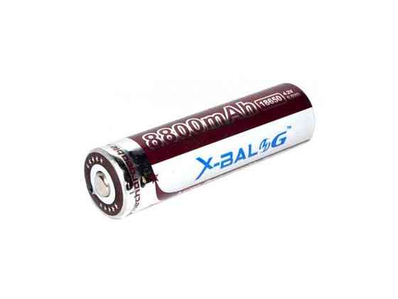 Батарейка аккумуляторная 18650 8800mAh 1шт Li-Ion ТМ X-BALOG Киев