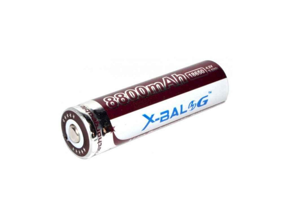 Батарейка аккумуляторная 18650 8800mAh 1шт Li-Ion ТМ X-BALOG Киев - изображение 1