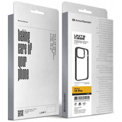 Чехол для мобильного телефона Armorstandart UNIT2 Apple iPhone 14 Pro Black (ARM69944) Винница - изображение 5