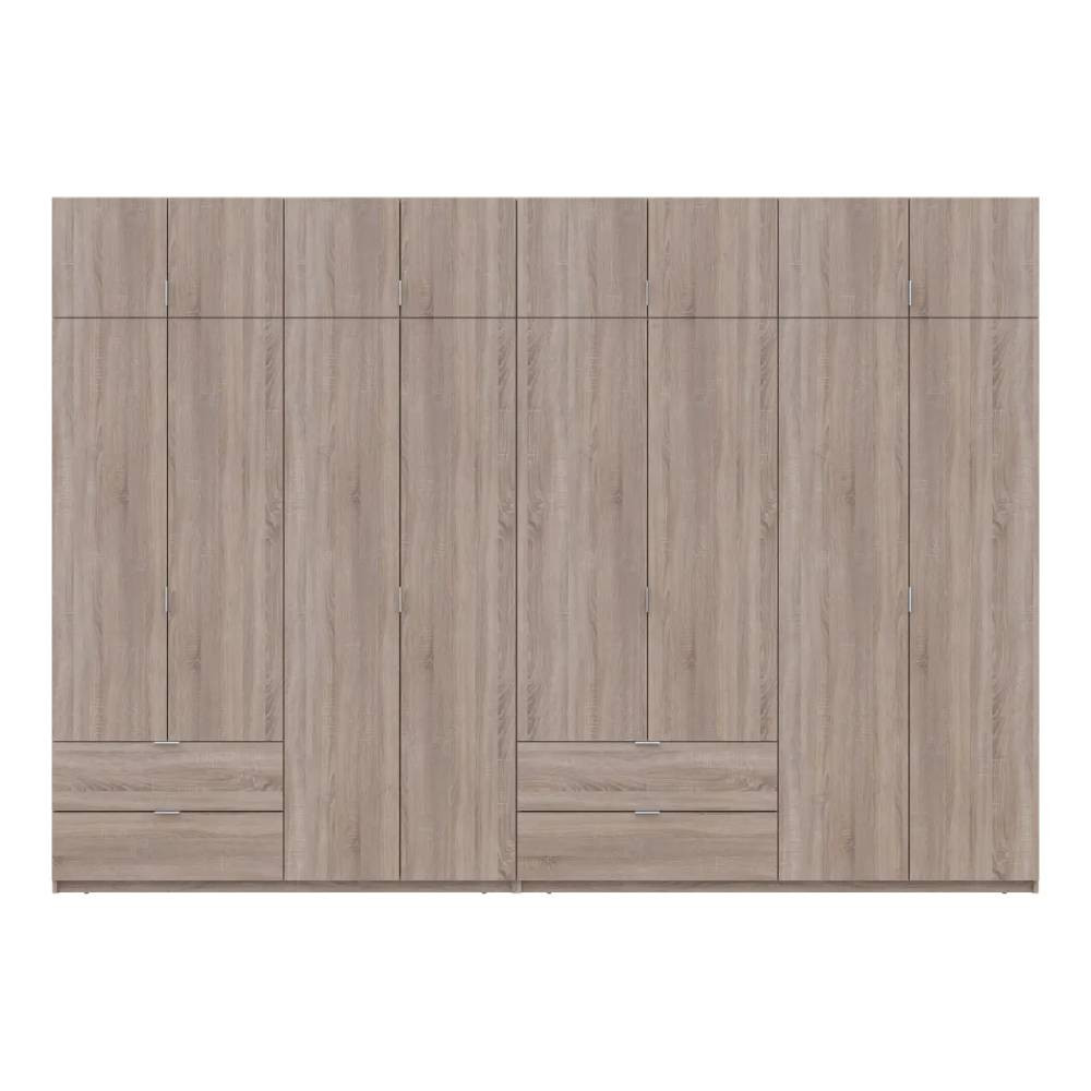 Шафа для одягу Doros Лукас Дуб сонома 4+4 ДСП 340х50х240 DRS-011711 (42005139) Львів - фото 4