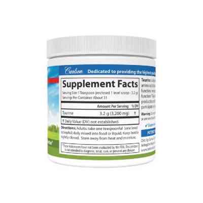 Амінокислота Carlson Таурін у порошку, Taurine, Amino Acid Powder, 100 гр (CL06945) Вінниця