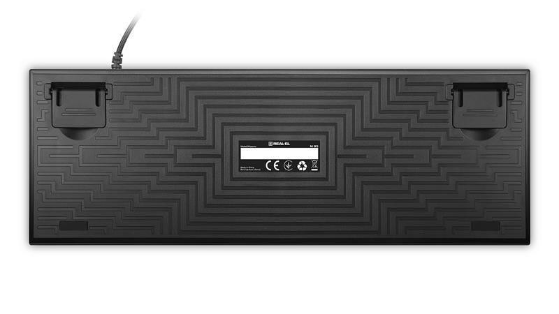 Клавіатура REAL-EL M 05 Grey USB Сірий Харків - фото 8