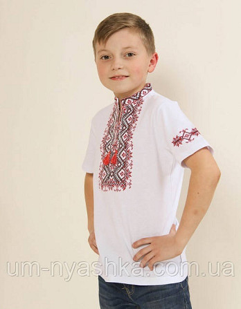 Вишиванка для хлопчиків "Зорянчик" червона р.92-152 Кривий Ріг - фото 2