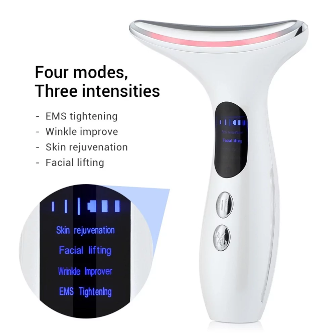 Микротоковый массажер Neck Beauty Device для шеи и лица Винница - изображение 7