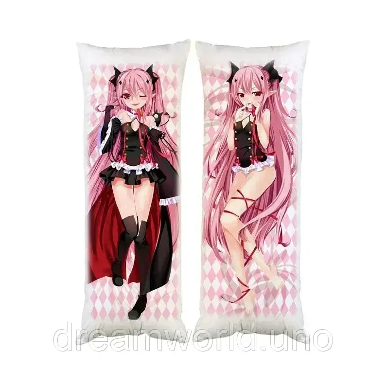 Подушка дакимакура Крул Цепеш Последний Серафим декоративная ростовая подушка для обнимания двусторонняя 50х150 Харьков - изображение 1