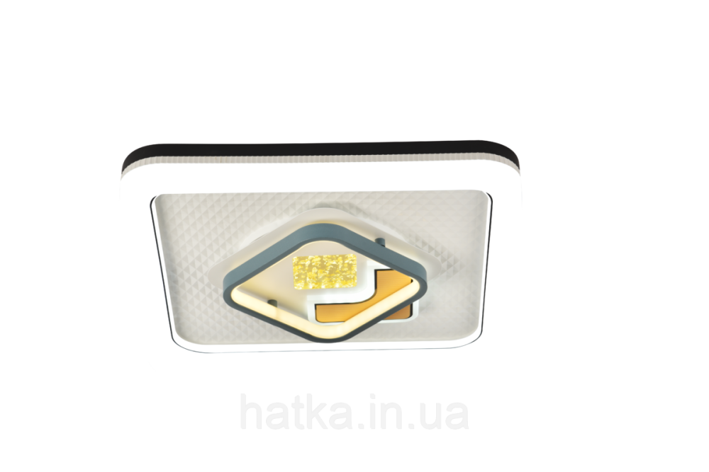 Люстра стельова світлодіодна VALESO H-023 56W квадратна Київ - фото 2