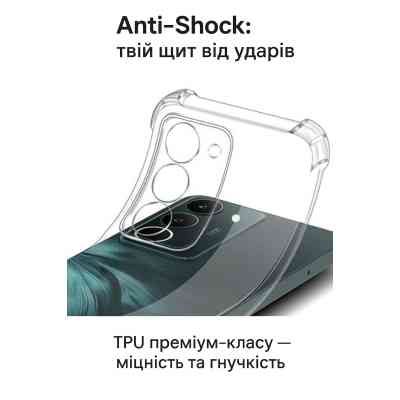 Чехол для мобильного телефона BeCover Anti-Shock Xiaomi Redmi 15 Clear (713811) Винница