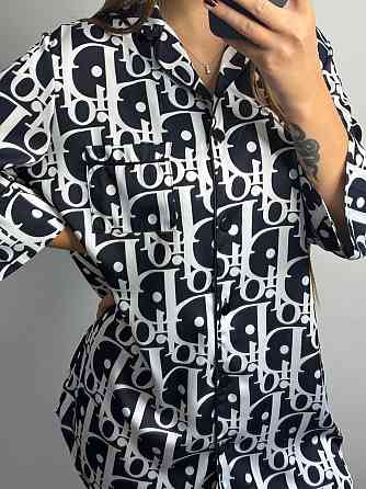 Жіноча нічна сорочка сатинова Діор M Харків