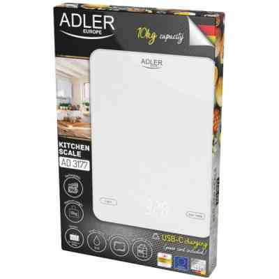 Весы кухонные Adler AD 3177 white Винница