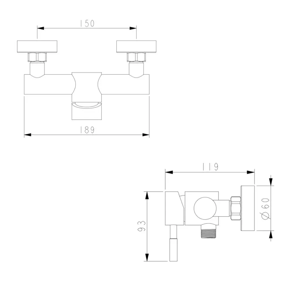 Смеситель для душа с душевым гарнитуром WEZER EKO5-01 сатин Киев - изображение 6