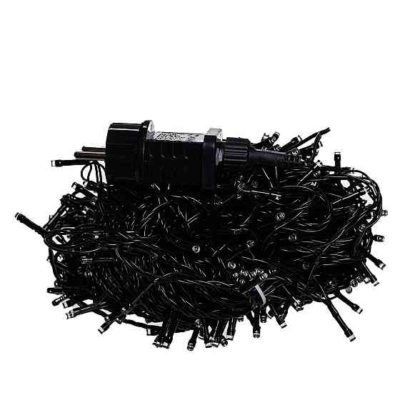 Гірлянда Різдвяна фея вулична 50 (м) 500 LED чорний провід Жовтий CF500L50MBY Київ