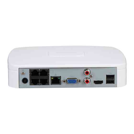 IP-відеореєстратор 4-канальний з PoE Dahua DHI-NVR2104-P-I2 з AI функціями для систем відеонагляду Киев