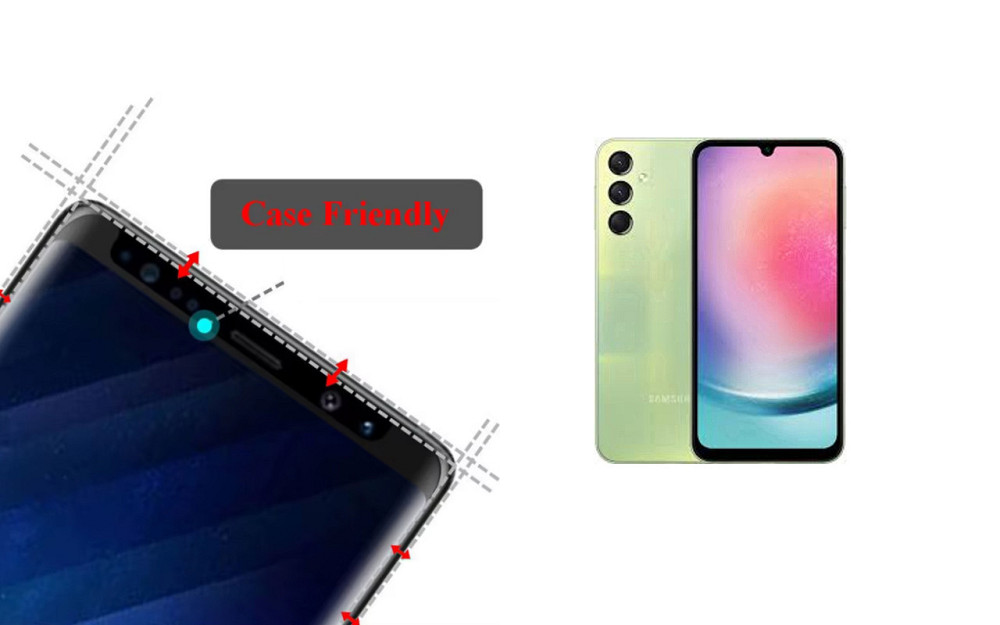 Захисне скло HyperGlass Pro для Samsung Galaxy A24 – максимальна чутливість та захист Київ - фото 4