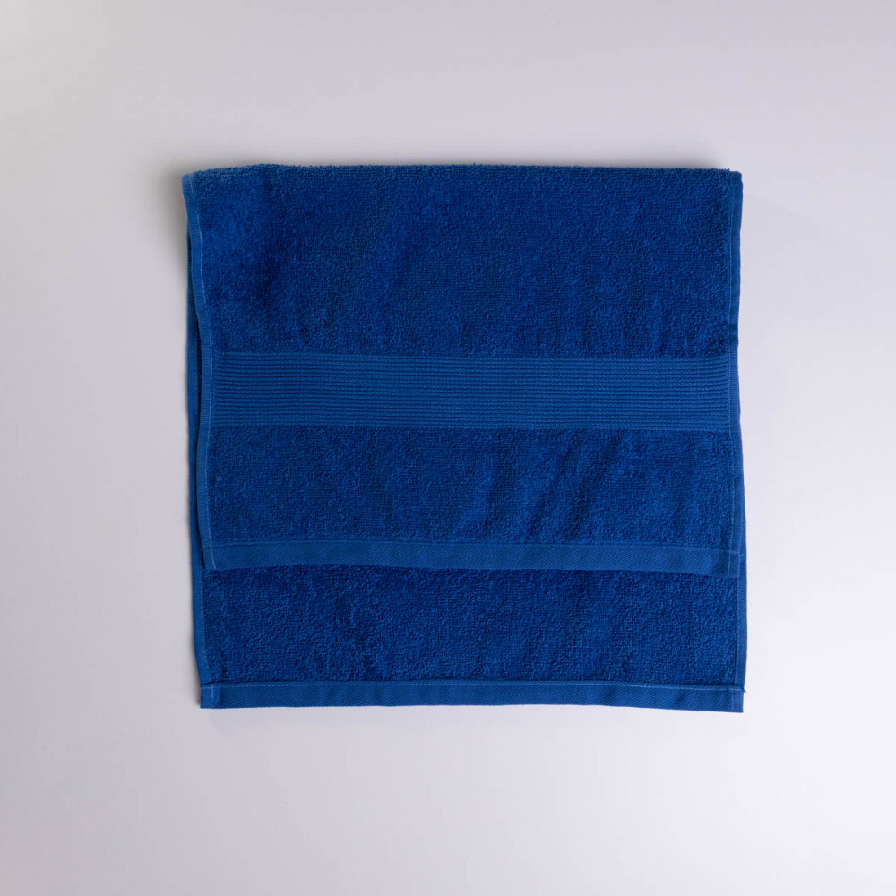 Рушник для рук та обличчя махровий з Бордюром GM Textile 40х70см 400г/м2 (Синій) Суми - фото 7