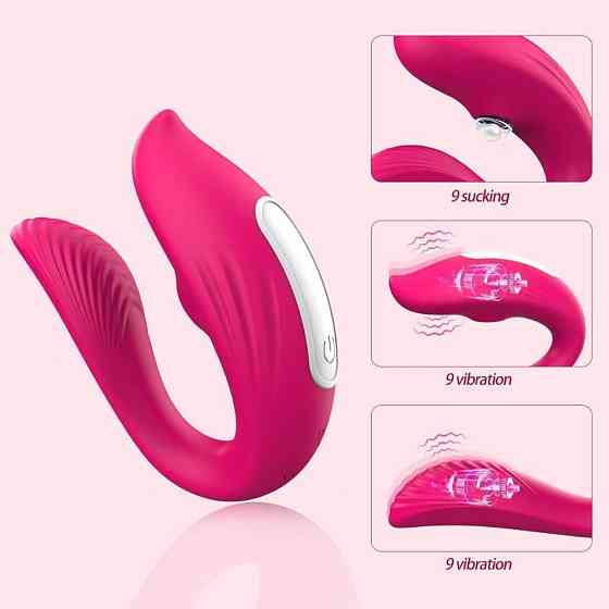 Смарт вибратор для двух Vibrator - pink - app control Sex Aura Киев