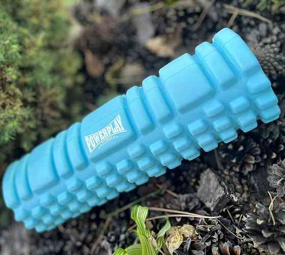 Масажний ролик (роллер) PowerPlay 4342 Massage Roller Синій (30x10см.) Кам'янське