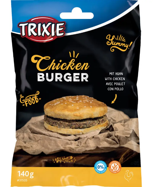 Ласощі для собак Trixie (TX-31505) Chicken Burger бургер для собак з куркою 140 г Вінниця - фото 1
