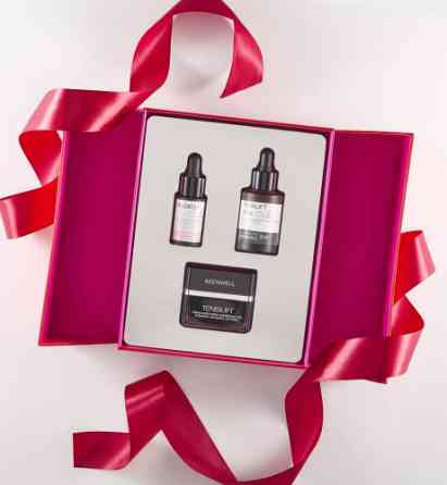 Набір Ліфтинговий омолоджувальний (крем + сироватка для обличчя + сироватка для очей) Keenwell Tensilift 50 мл + 30 мл + 15 мл Дніпро