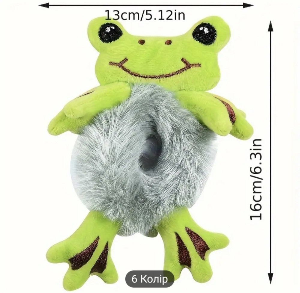 Плюшеві гумки для волосся у вигляді тварин Сміла - фото 4