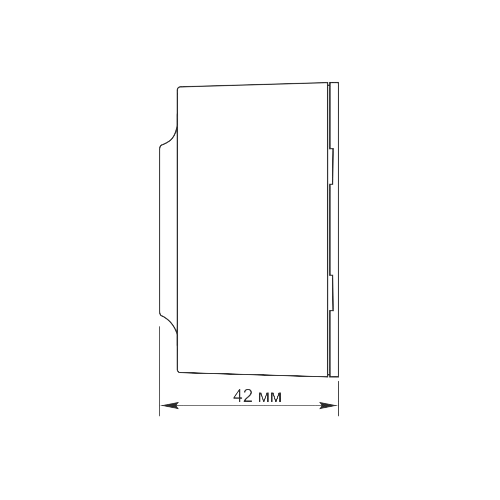 BINERA чорний/графіт Розетка зовнішня 1-а із заземленням IP20 Videx Житомир - фото 6