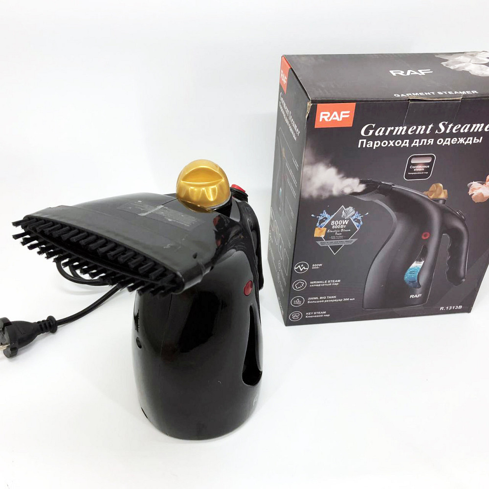 Універсальний відпарювач-пароочисник RAF, Компактна парова праска для подорожей, Пароочисники для штор MZ-75 Львів - фото 8