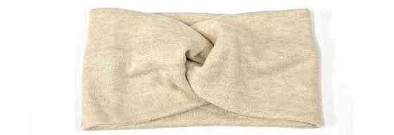 Повязка женская ангорка бежевая Киев