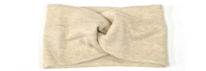 Пов'язка жіноча ангорка бежева Київ - фото 1