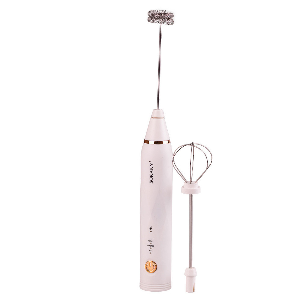 Капучинатор Sokany SK-1772 аккумуляторный Белый Киев - изображение 1