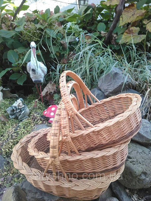 Комплект плетеных корзин Киев - изображение 2