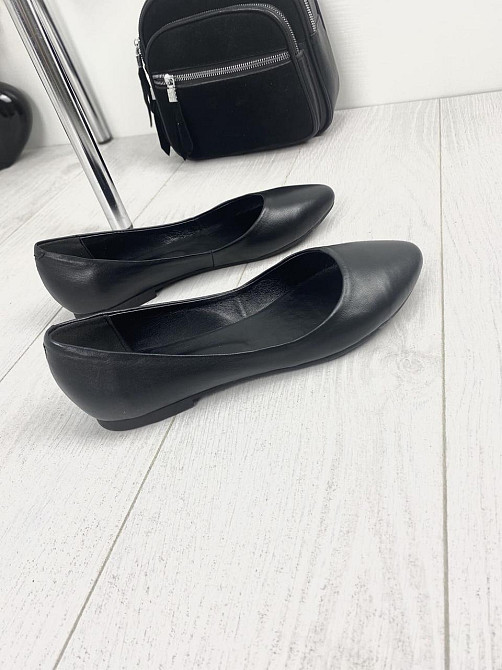 SEE SEVEN Балетки жіночі SEE SEVEN 17 чорні (весна-осінь, шкіра натуральна) (3841) лише 37р.38р Коломыя - изображение 2