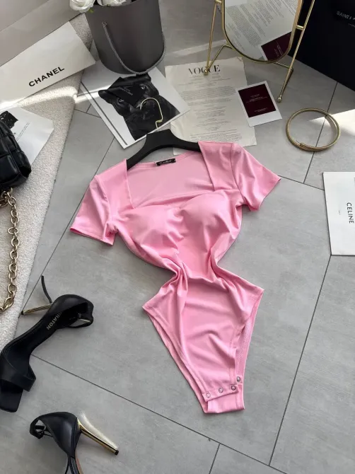 Боді Push-UP з коротким рукавом – ваш універсальний вибір для стильного образу. Одеса - фото 12