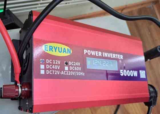 Инвертор 5000W Перетворювач 12-24V 220V з дисплеєм. Київ