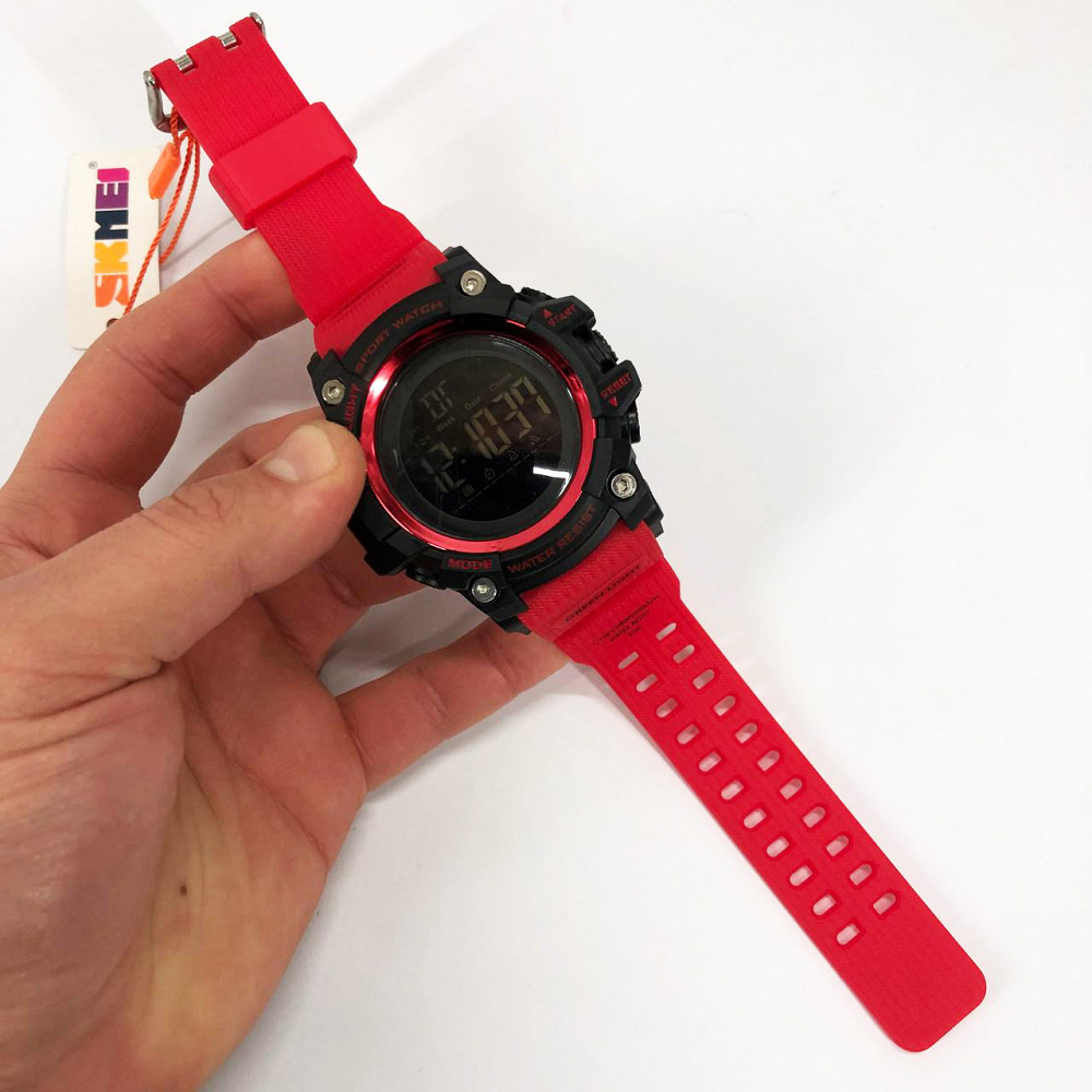 Простые электронные часы наручные мужские, Практичные спортивные мужские часы военные WQ-65 Львов - изображение 7