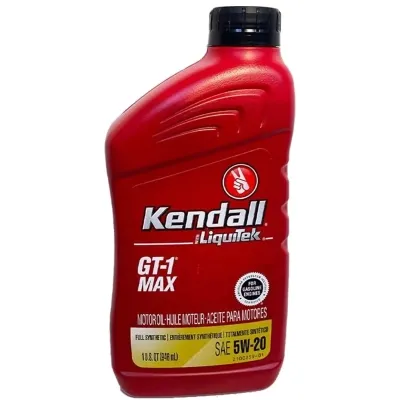 Моторное масло Kendall GT-1 MAX Premium Full-Synthetic 5w-20, 0,946 л Винница - изображение 1