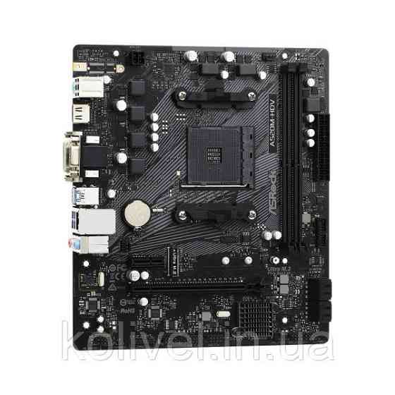 ASRock A520M-HDV (AM4/A520, 2*DDR4, PCIex16, D-Sub/DVI-D/HDMI, 4xSATAІІІ, M.2, GLan, 8ch, mATX) (A520M-HDV) Киев