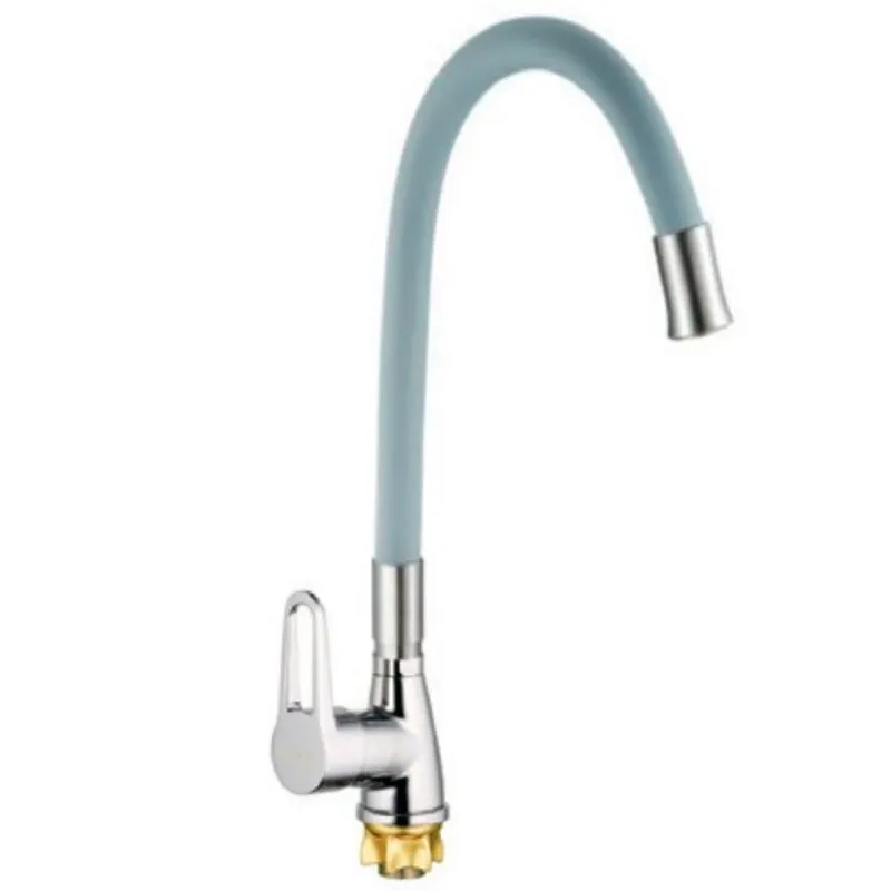 Змішувач для кухні Mixxus SOP4-045 Reflector Gray з сірим силіконовим виливом   ( MI6489 ) 30462 Харків - фото 1
