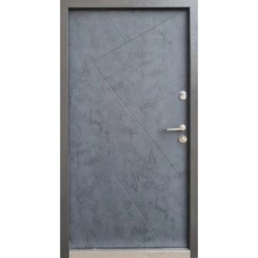 Входные двери Форт-М Трио-Авалон бетон антрацит 950 Киев - изображение 2