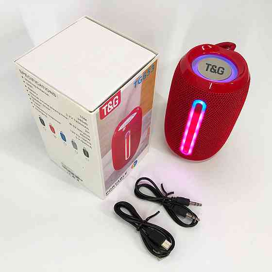 Акумуляторна переносна колонка TG653, Світломузична портативна колонка, Музичні колонки для вулиці ME-62 Івано-Франківськ