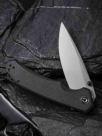 Ніж складаний туристичний Civivi Brazen, (8.8 см) 14C28N / G10 чорний Київ