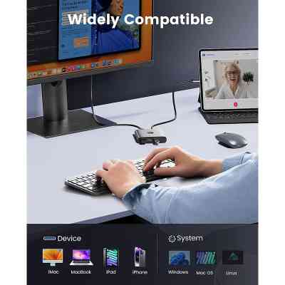 Концентратор Orico USB-C to 5-in-1 Docking Station 5Gbps (CA914227) Вінниця