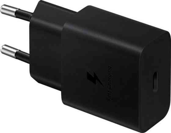 Мережевий зарядний пристрій Samsung 15W Power Adapter Type-C+Cable - Black (EP-T1510XBEGEU) (6972208) Київ
