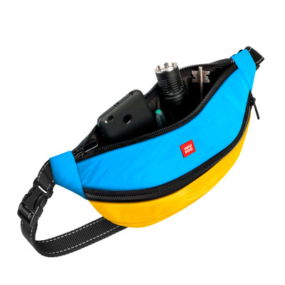 Поясна сумка-бананка для собак WAUDOG Family "Colors of freedom" 33х17х10 см (363-4020) Вінниця - фото 2